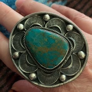 HUGE Signed Navajo Martinez sterling ring